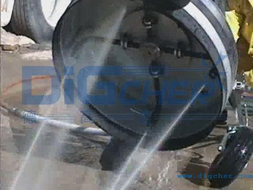 超高壓平面清洗器工作狀態