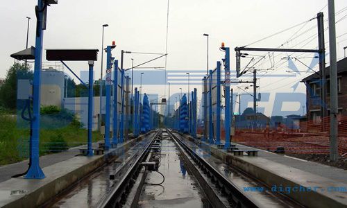 地鐵車輛段設備列車外部自動清洗系統